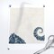 Coastal Seahorse Beach Sealife Sea Ocean Nautical Blue Cream Maritime Xl Scale Custom Removable Wallpaper by Spoonflower Peel & Stick Wallpaper 2FT Wide